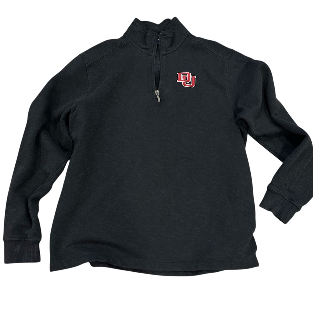 DU Quarter-Zip Sweater, Men’s Large